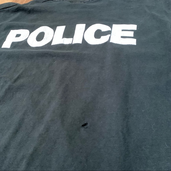 Vintage 1994 Pearl Jam W.M.A. Police Vitalogy Concert T-Shirt Single Stitch Tee - Picture 5 of 7